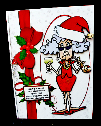Stella Getting Into the Christmas Spirit by Diane  Hitchcox