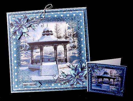 The Winter Bandstand Card Front Kit by Diane  Hitchcox