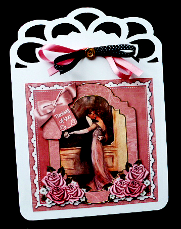 Dancing Couple Thinking of You 6in Floral Step by Step by Diane  Hitchcox