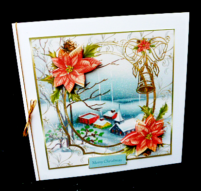 Vintage Village 7x7 Card with Decoupage by Diane  Hitchcox