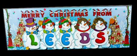 Snowmen Place Names - Leeds by Diane  Hitchcox