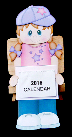 3D on the Shelf Everlasting Calendar Kit - Young Girl Lacey by Diane  Hitchcox