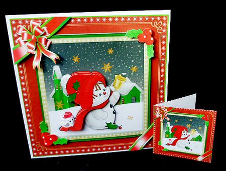 Santasnowman & Pretty Birdie by Diane  Hitchcox