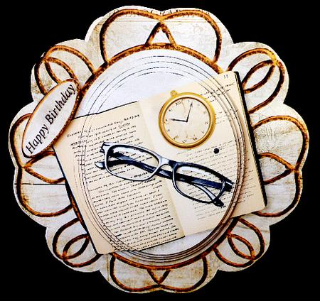 Quiet Afternoon - Fancy Shaped Card Mini Kit by Diane  Hitchcox