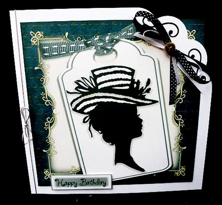Beautiful Silhouette 8x8 by Diane  Hitchcox