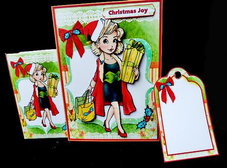8x8 Christmas Shopping with Style Mini Kit by Diane  Hitchcox