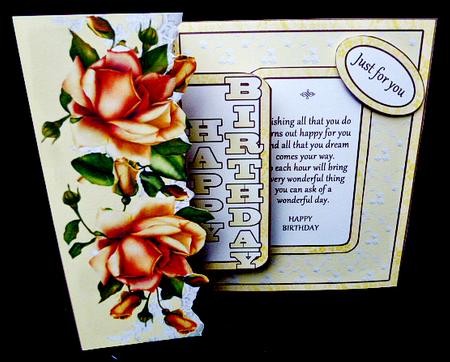 Fbp Yellow Rose Border by Diane  Hitchcox