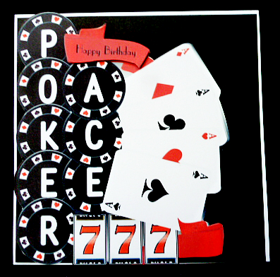 Poker Ace - Shaped Toppers by Diane  Hitchcox