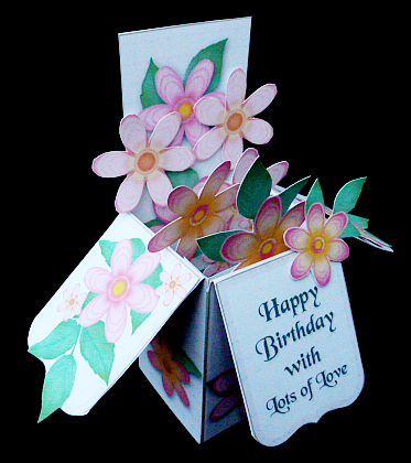 Box of Pinks and Yellow Flowers 4 by Diane  Hitchcox