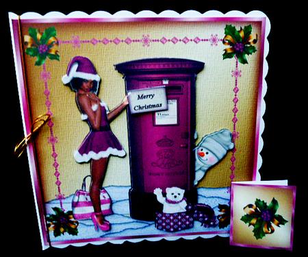 Santa Girl Mk by Diane  Hitchcox