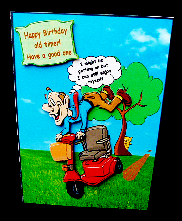 Elderly and Enjoying by Diane  Hitchcox