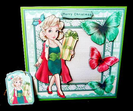 Cardtopper Christmas Shopping 708 by Diane  Hitchcox