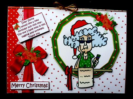 Stella Writes to Santa Quick Card by Diane  Hitchcox
