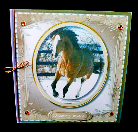 Christmas or Birthday , Galloping in the Snow by Diane  Hitchcox
