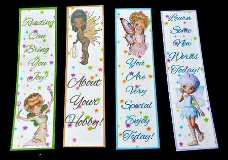 Happy Fairy Bookmarks Book Marks by Diane  Hitchcox