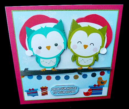 Winter Owls Mini Card Kit by Diane  Hitchcox