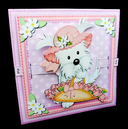 3D Westie Dog's Basket Animated Moveable Wobble Head Kit by Diane  Hitchcox