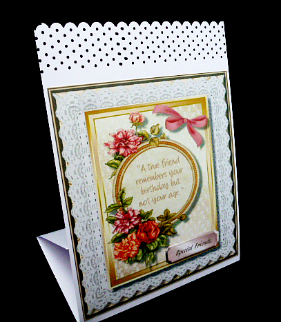 Lovely Friendship Card  by Diane  Hitchcox