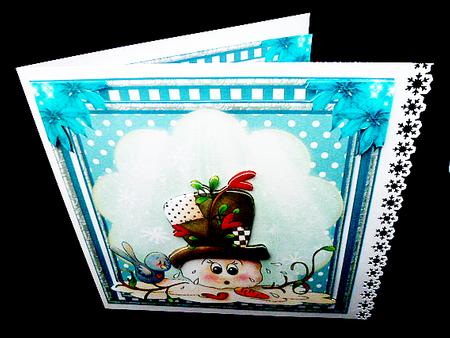 The Melting Card Front Kit by Diane  Hitchcox