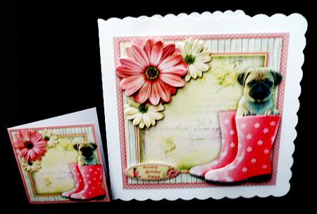 The Playful Pug by Diane  Hitchcox