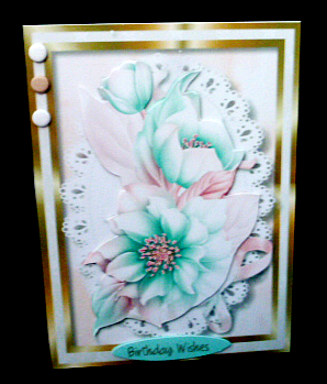 Beautiful Aqua and Pink Hellibore  by Diane  Hitchcox