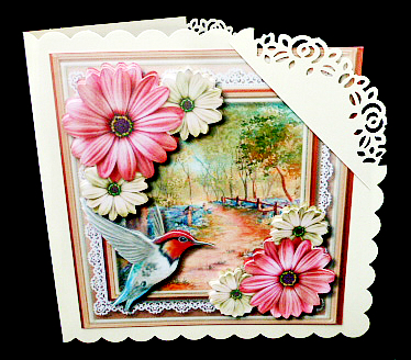 8x8 Mini Kit , Daisy's and Forest Scene  by Diane  Hitchcox