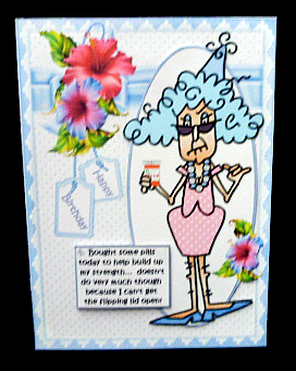 Stella and Her Multi-vits Quick Card by Diane  Hitchcox