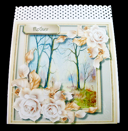 8x8 Mini Kit , Misty Mo9rning and Golden Roses  by Diane  Hitchcox