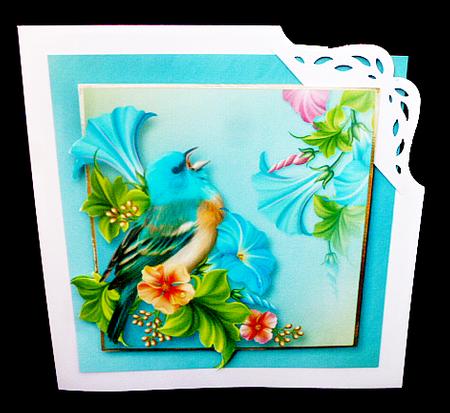 Beautiful Blue Birdsong by Diane  Hitchcox