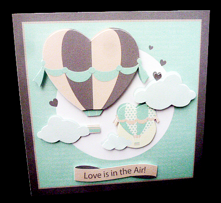 Love Balloons Valentine's Greeting Card, Stylish by Diane  Hitchcox