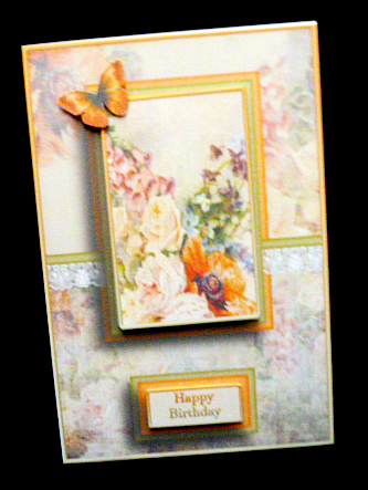 Cardtopper with Matching Envelope Orange 731 by Diane  Hitchcox