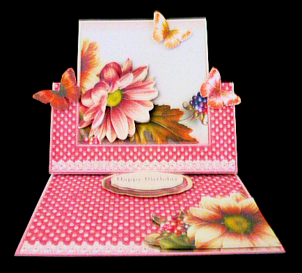 Easelcard with a Swing Pink 736 by Diane  Hitchcox