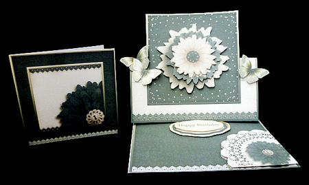 Easelcard with a Swing Black 739 by Diane  Hitchcox