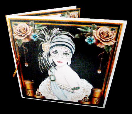 Stunning Flapper Lady Mini Kit by Diane  Hitchcox