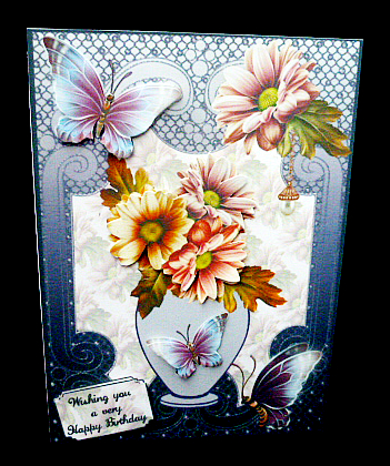 Flower Vase for Occasions by Diane  Hitchcox