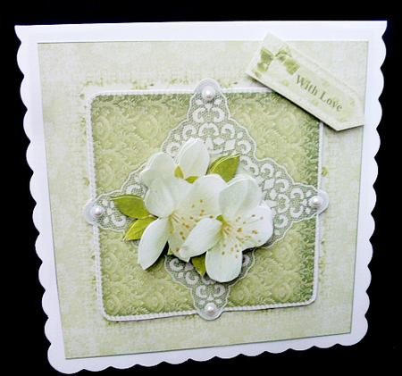 Spring Flowers and Lace Mini Kit by Diane  Hitchcox