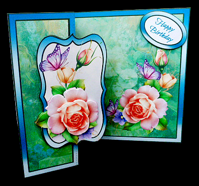 Fold Back - Spring Rose by Diane  Hitchcox