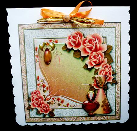 Purfume & Roses Card Topper 1 by Diane  Hitchcox