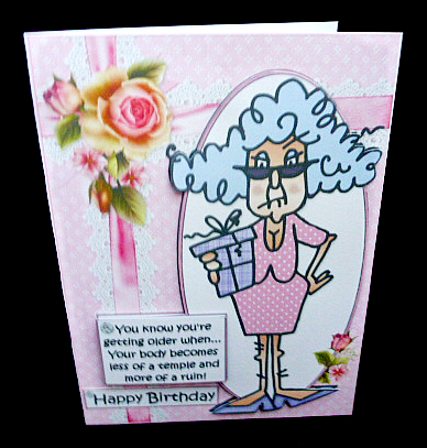 Stella's Body is a Ruin Quick Card by Diane  Hitchcox