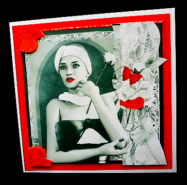 Deco Noir Card Front Kit by Diane  Hitchcox