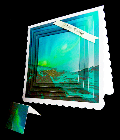 The Aurora Borealis - Nothern Lights + Insert & Tag by Diane  Hitchcox
