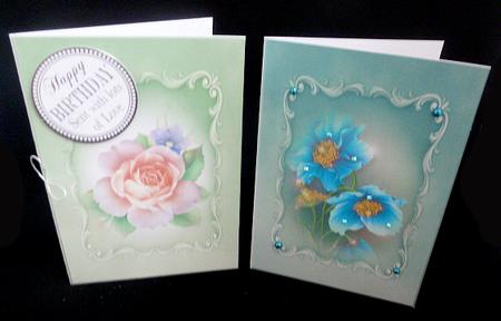Cardfronts with Floral by Diane  Hitchcox
