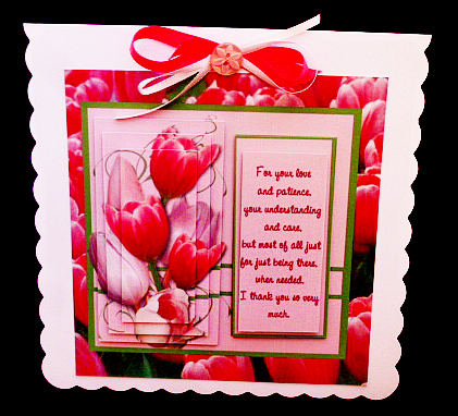 Thank You Tulips by Diane  Hitchcox