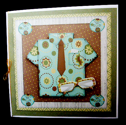 Male Card Vintage Shirt Mini Kit by Diane  Hitchcox