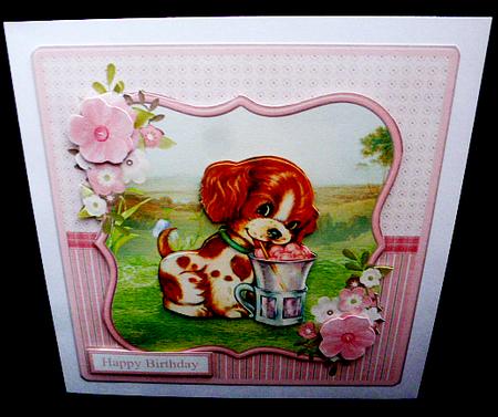 Cute Puppy Mini Kit & Decoupage by Diane  Hitchcox