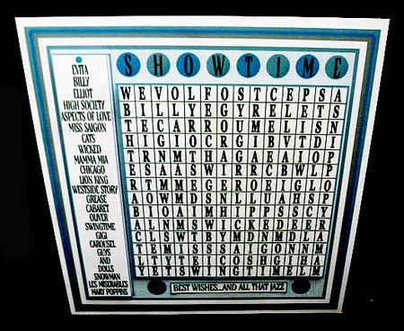 Wordsearch Musicals by Diane  Hitchcox
