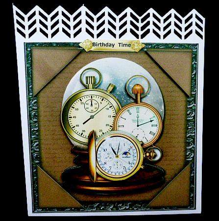 Male Card Time -  Mini Kit by Diane  Hitchcox