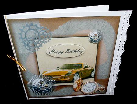 Golden Car by Diane  Hitchcox
