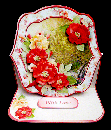 Summer Woodland - Shaped Easel Card Mini Kit by Diane  Hitchcox