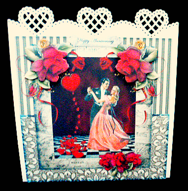Romantic Couple Vintage by Diane  Hitchcox